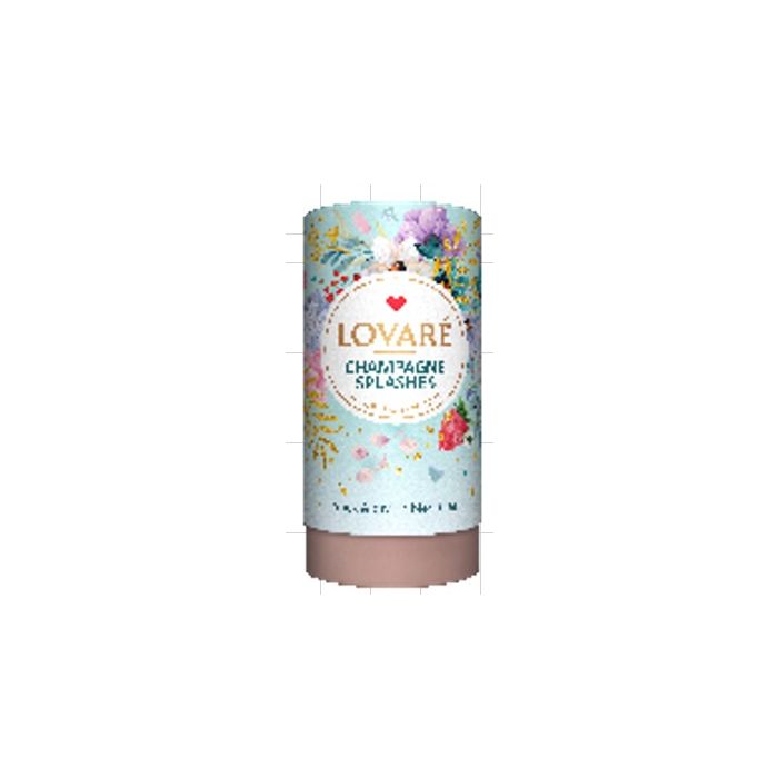 LOVARE Рассыпной чай Champagne Splashes, смесь чёрного и зелёного чая, 80 г, тубус