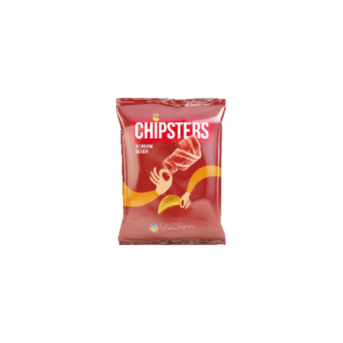 Чипсы картофелные "CHIPSTERS" со вкусом бекона