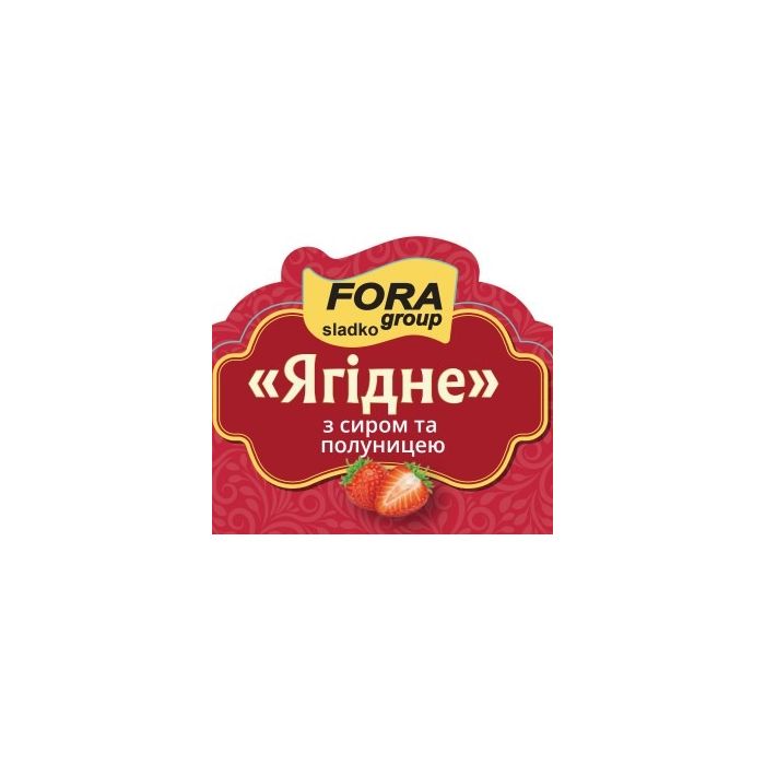 Пироженое с клубникой ручная работа "Fora group sladko"