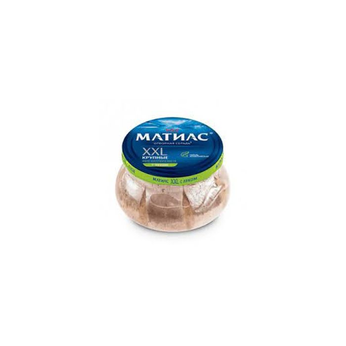 Филе селёдки "Матиас" XXL слабосолёное в масле