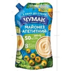 Майонез "Аппетитный" "Чумак"50% 8123