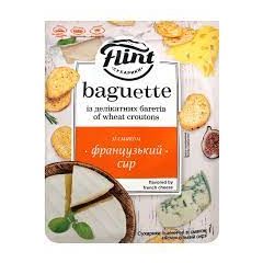 Сухарики Flint baguette со вкусом французского сыра 3130