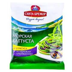 Морская капуста по корейски с баклажанами "САНТА БРЕМОР"  4046