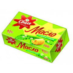 Масло сливочное "Сваля" 82%  8020