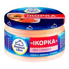 "Iкорка" мойвы с лососем "Водний свíт" 1048