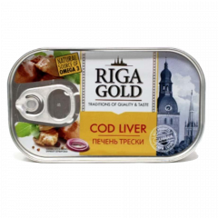 Печень трески в ж/б "RIGA GOLD"  5007