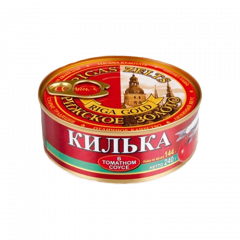 Килька в томатном соусе "RIGA GOLD" 5011
