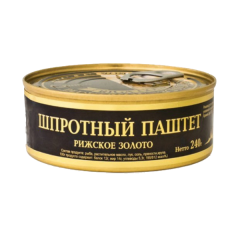 Паштет шпротный "Рижские традиции"  5014