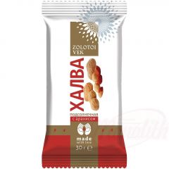Халва подсолнечная с арахисом "Золотой век" 30г 12003