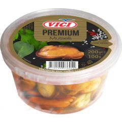 Мидии premium в рассоле "Vici"  4070