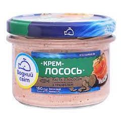 Крем с лососем "Водний свíт" 1044