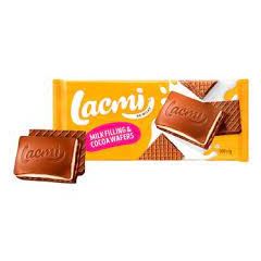Шоколад молочный Roshen Lacmi с молочной начинкой и вафлей Акция 11128