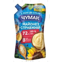 Майонез "Настоящий-Справожний" "Чумак" 72%  8124