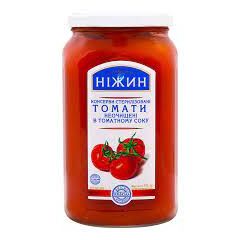 Томаты консервированные в томатном соке "Нежин" 5100