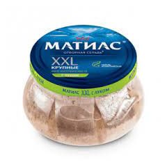 Филе селёдки "Матиас" XXL слабосолёное в масле  4067