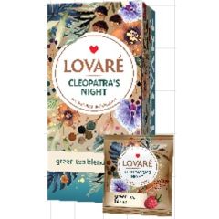 LOVARE Чай Cleopatra's Night, зелёный чай, чайные пакетики 24×1,5 г 10191