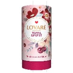 LOVARE Рассыпной чай Royal Desert, цветочно-ягодный, 80 г, тубус 10197