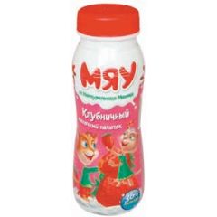 Молочный напиток "Мяу" клубничный 2,3% жирн."Сваля" 8116