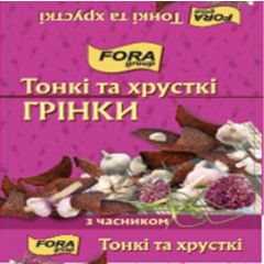 ТОНКИЕ РЖАНЫЕ СУХАРИКИ С ЧЕСНОКОМ "Fora group" 3157