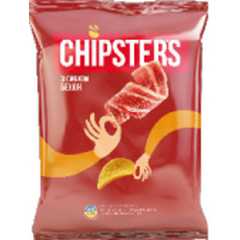 Чипсы картофелные "CHIPSTERS" со вкусом бекона 3155
