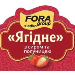 Пироженое с клубникой ручная работа "Fora group sladko" 8137