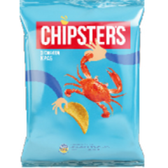 Чипсы картофелные "CHIPSTERS" со вкусом краба  3154
