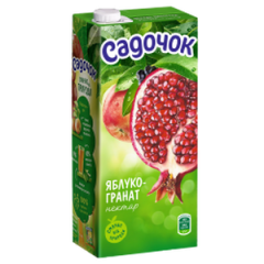 Яблоко-гранат нектар "Садочок"  13081