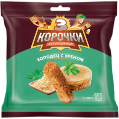Сухарики " 3 корочки" со вкусом холодца и хрена 3080