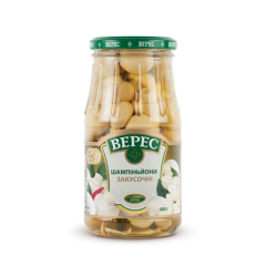Шампиньоны маринованые "Закусочные" "Верес"  5036