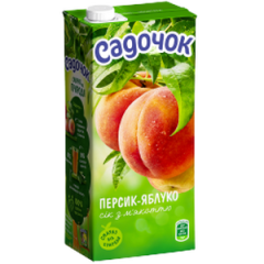 Персик-яблоко нектар "Садочок"  13077